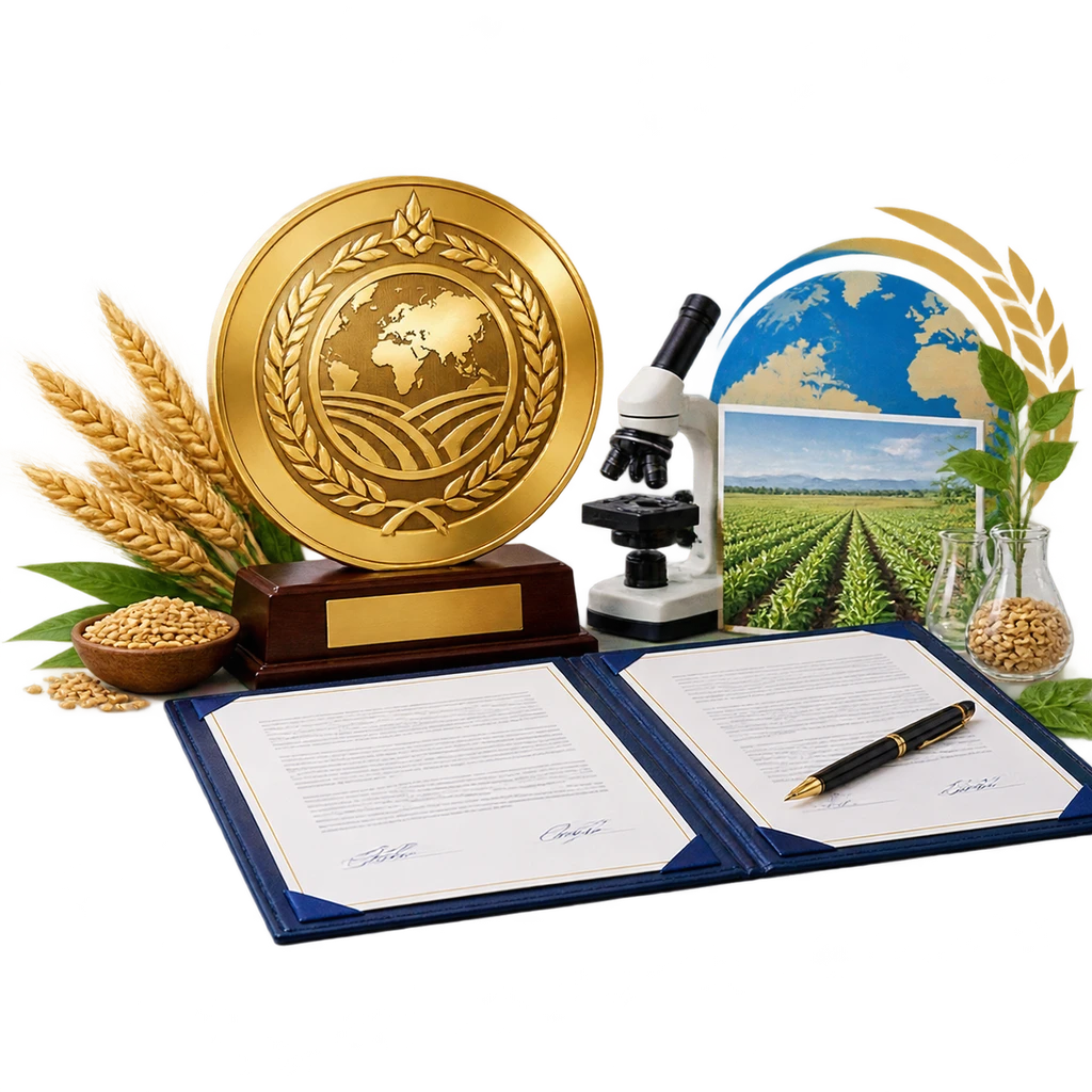 اهدای نشان امنیت غذایی به رئیس تات